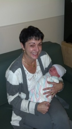 The day our beautiful grandson was born!