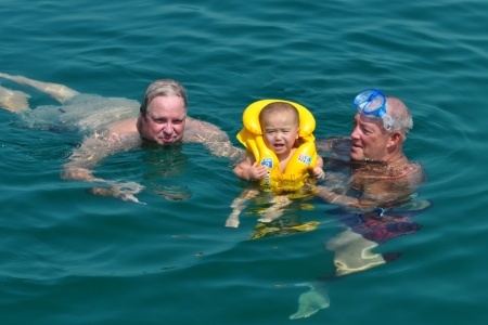 Swimming in Persian Gulf