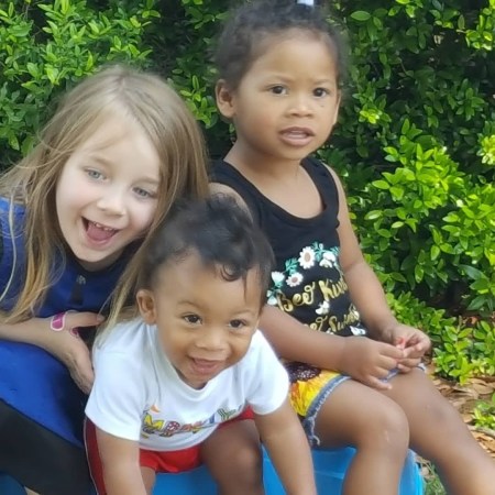 My three grandbabies, Lola , Aiden and Ariana