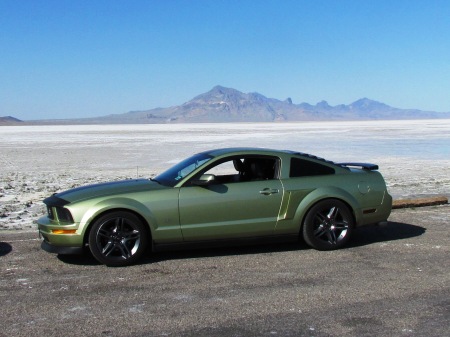 My 2006 Mustang at Bonneville Salt Flats