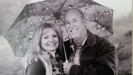 Pretty wife and me at Pismo.