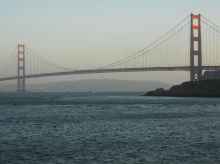 Heading Under The Golden Gate Bridge