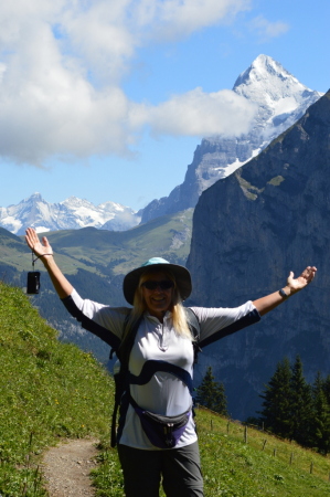 Trekking through Switzerland