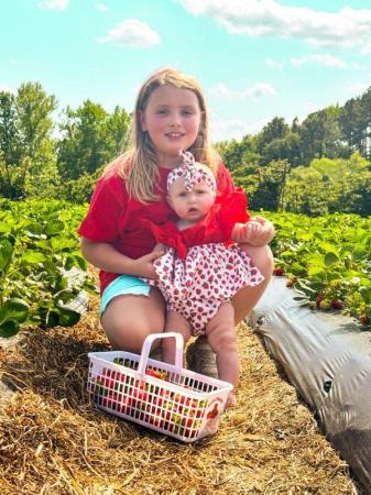 Strawberry pickin!