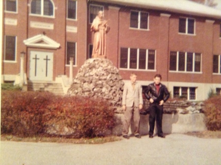 ric preiss on the right with his brother who is visiting