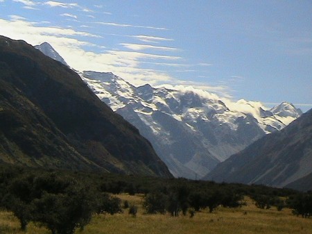 First View of Franz Joseph Glacier