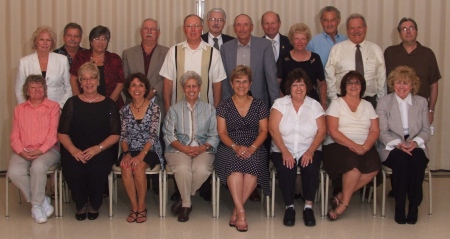 Class of 1957 at combine 8th Grd Reunion 2007