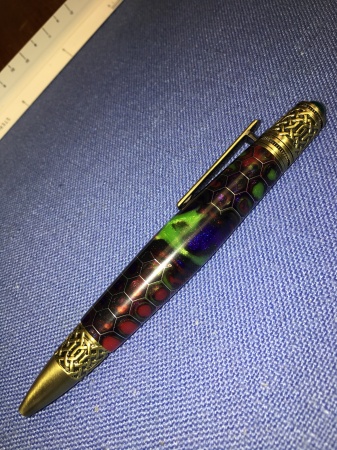 Celtic Antique Brass Pen