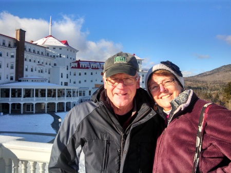 Bob and Brenda at Mt. Washington Hotel