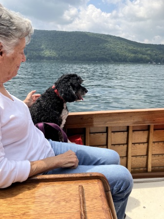 Elliott Takes a Ride across a NY Finger Lake 