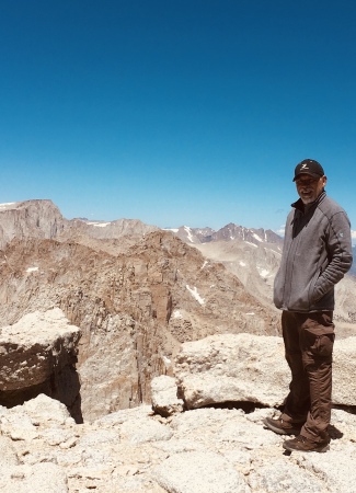 summit of Mt Langley, Sierra Nevada 2019
