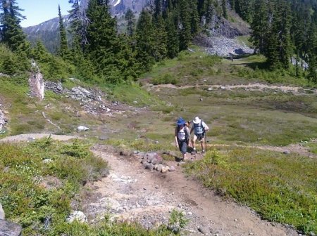 Park Butte trail