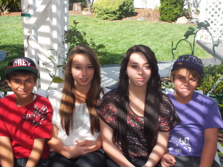 My kids, Craig, twins Kylie and Kierstin and Koa