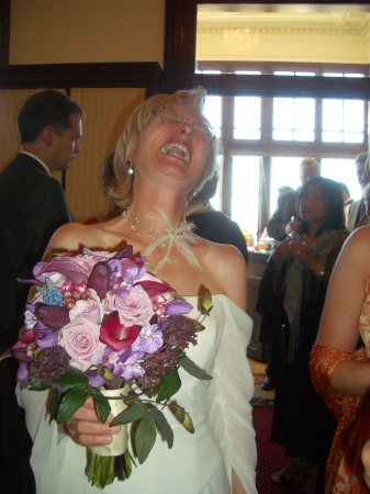 Mary - Seems to Like her Bouquet