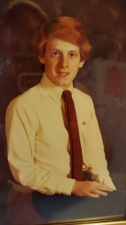 School portrait in early 1980's.