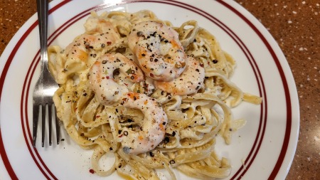 Shrimp Alfredo Pasta - 02/15/2024