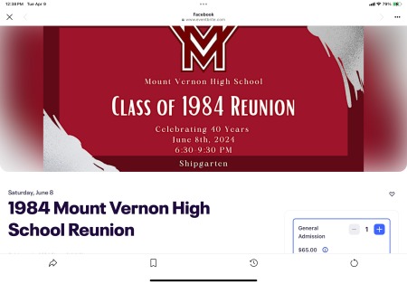 Mount Vernon High School Reunion