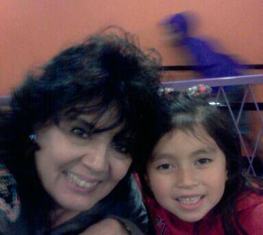 Grand-daughter Mimi and Isabel Villasenor