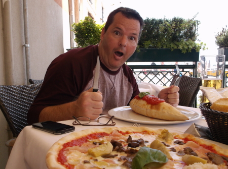 Back in Venice. Holy Calzone