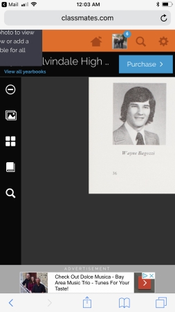 Wayne Bagozzi's Classmates profile album
