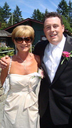 Me and my Baby Boy on his wedding day