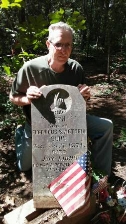 A Buffalo Soldier at Shiloh Cemetery