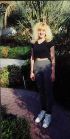 Kathy Chauppetta at home, Duate CA Summer 1999