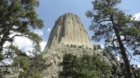 Devils Tower in WY.