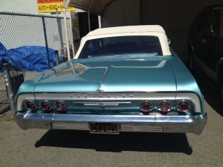 Our 1964 Chevy; which we still own  