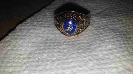 ROSS s sterling high school ring. 1973