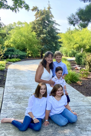 Eileen O'Brien DeAnda's album, 4 of my 6 grandchildren and I, recent June 2021.