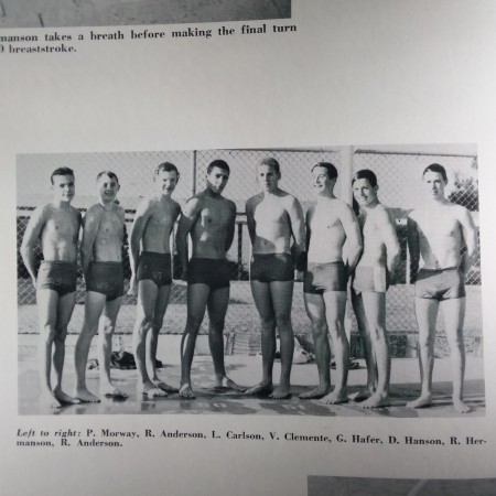 Peter Morway's album, Willow Glen High School Sophomore Swim Team 1967