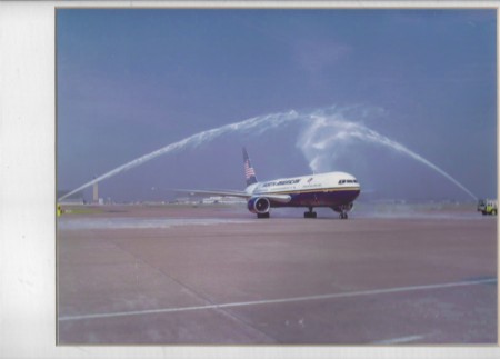 My last flight from Kuwait 2004 taken at DFW.