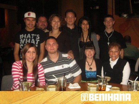 Linda S. Perez's album, Family & I  at Benihana's 