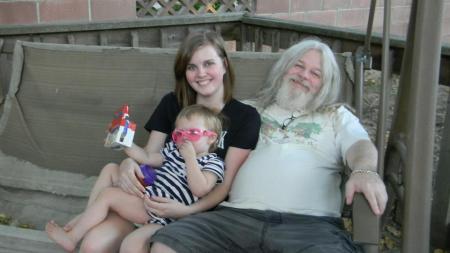 Daughter, Julie, Granddaughter, Sophie and Gpa Steve