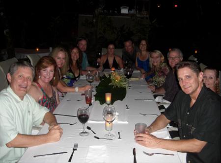 Tulemar Beach Dinner with 11 Friends, 2012