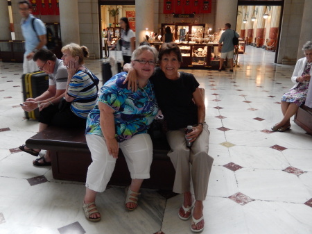 Sharon Lindsay and me - summer 2013