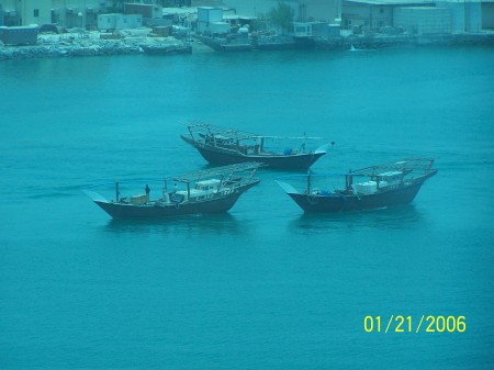 BAHRAIN,  FISHING BOATS