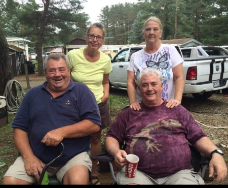 With siblings - Sherry, Barbara, David, Paul