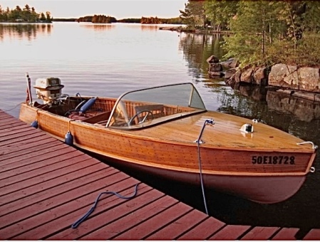 The 16’ water ski boat: West Point Yacht Club