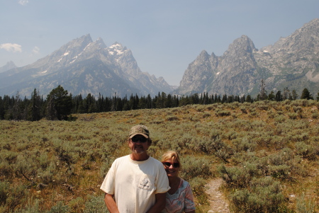 Beth,and I.  Grand Tetons.  July-2016