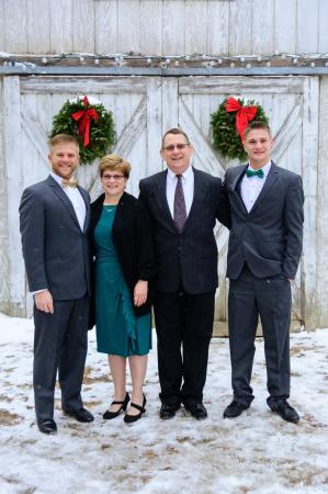 Groom's family photo