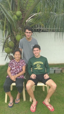 My sons with their Lola December 2019. 