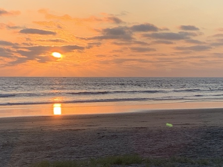 Sunset in Montanita, Ecuador 