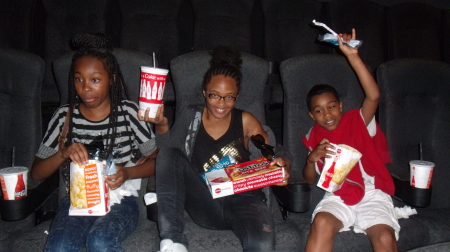 Feeding their Faces at the movies