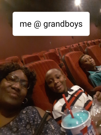 Movie day with grandboys