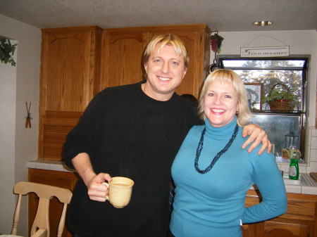 Lisanne with her cousin Billy Zabka (Karate Kid)