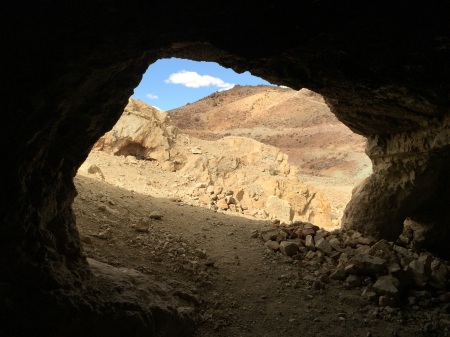 Outside Calico, mine