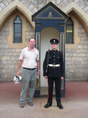 making guard nervous at Windsor Castle