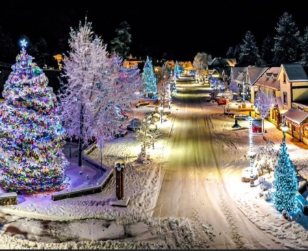 Beautiful Big Bear Village—Merry Christmas!